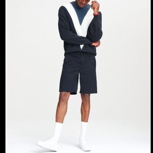 NWT Rag & Bone Dark Navy Blue Chino Shorts Size 33